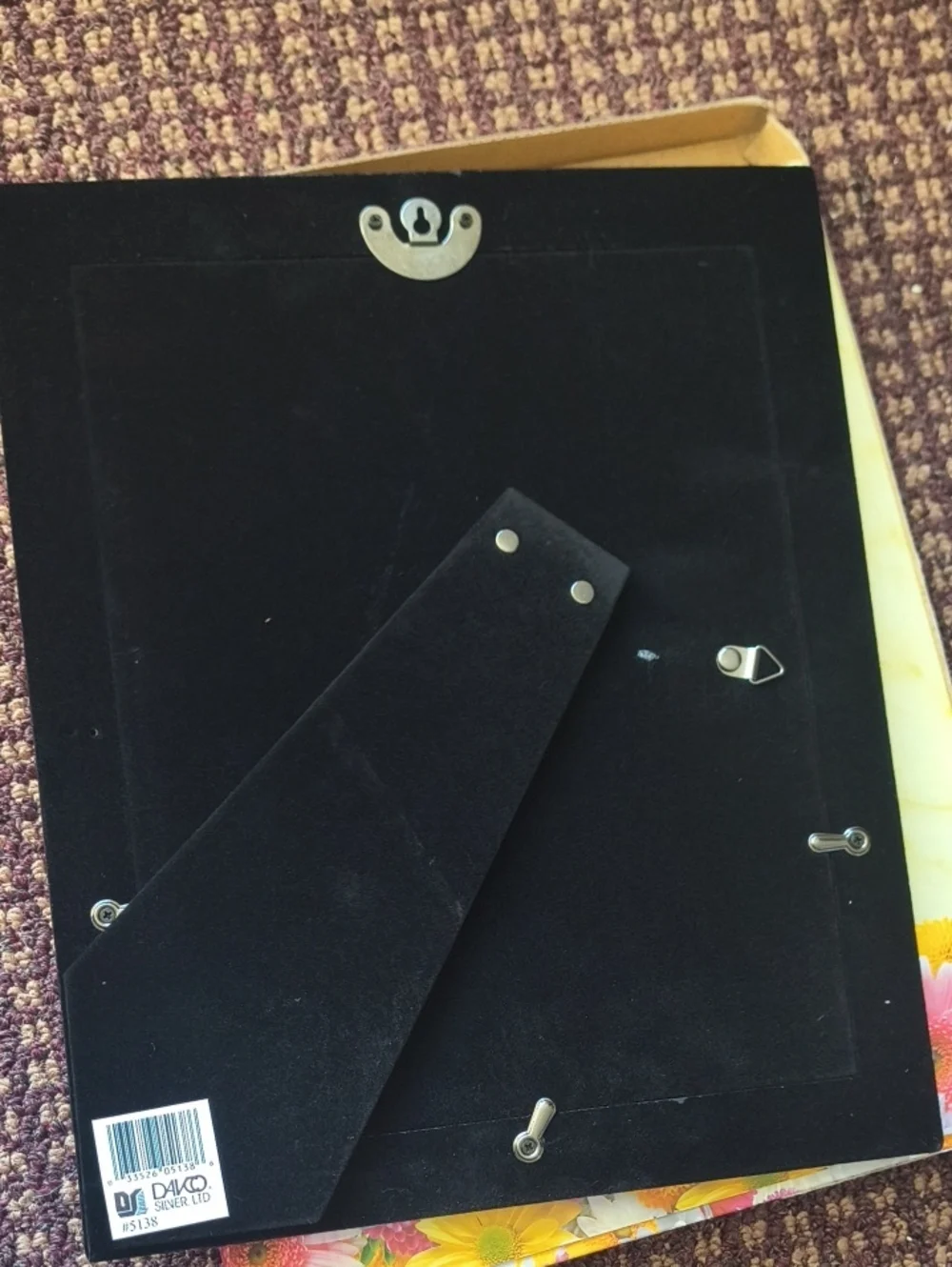 Davco Silver Jeweled 8x10 Picture Frame NWT